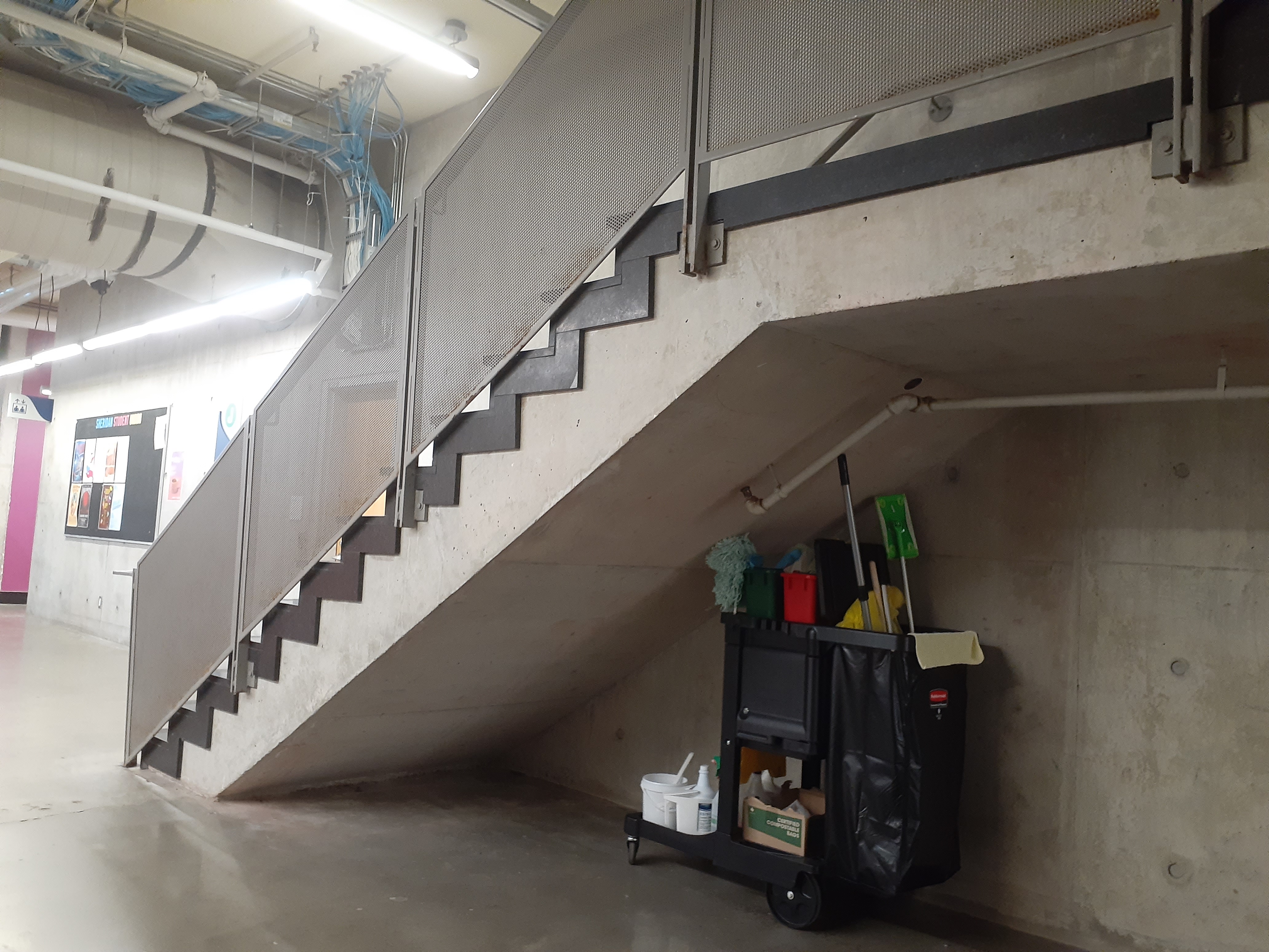 photo of the stairwell